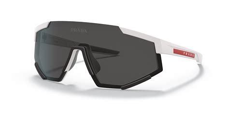 Prada Linea Rossa PS 04WS 01 Dark Grey & White Rubber .